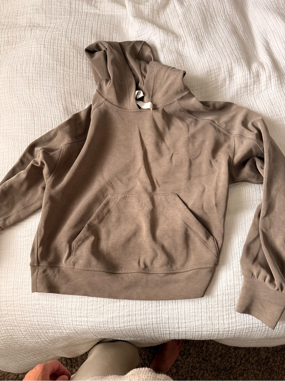 lululemon athletica Men's Crewneck Hoodie in Taupe Brown